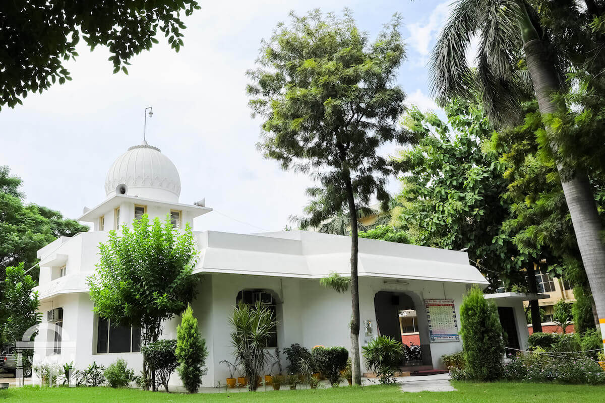 Gurudwara Sahib at Guru Nanak Paramedical College in Dhahan Kaleran near Banga in Punjab